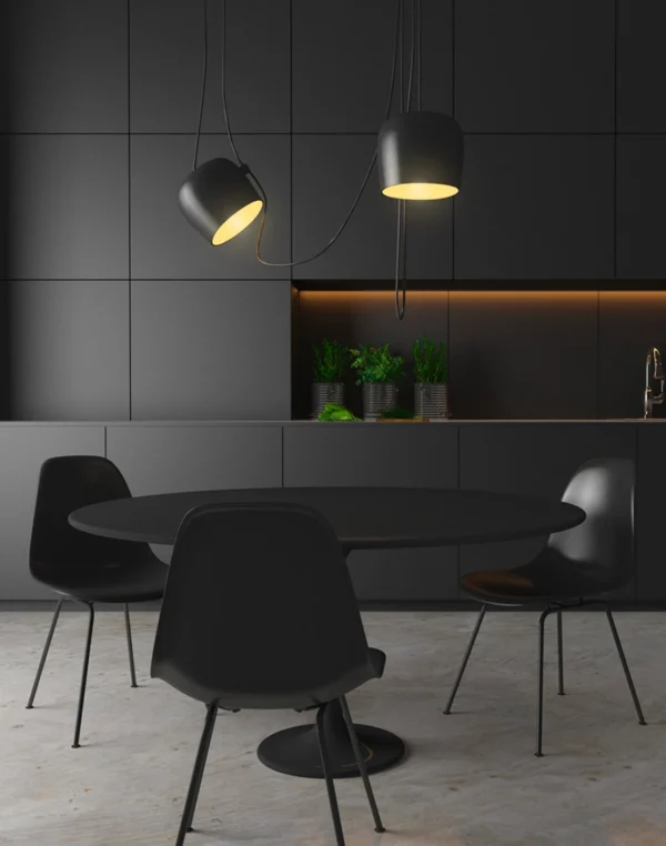 Home 2 black gold kitchen